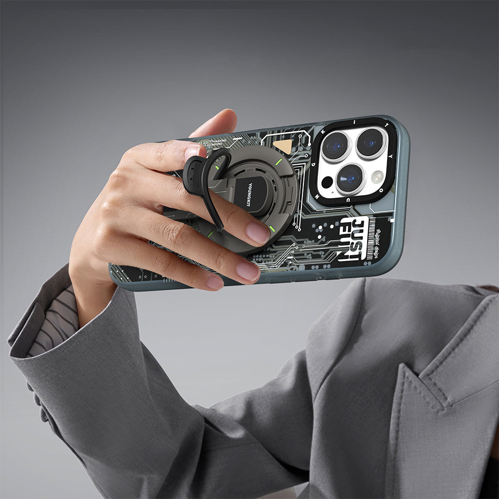 Youngkit Technology Serisi Telefon ve Tabletler için Magnetik Ring Stand Youngkit Technology Serisi Telefon ve Tabletler için Magnetik Ring Stand